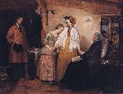 Richard Redgrave,RA Going into Service oil painting reproduction